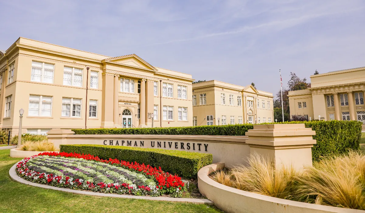 Chapman University campus in Orange, California